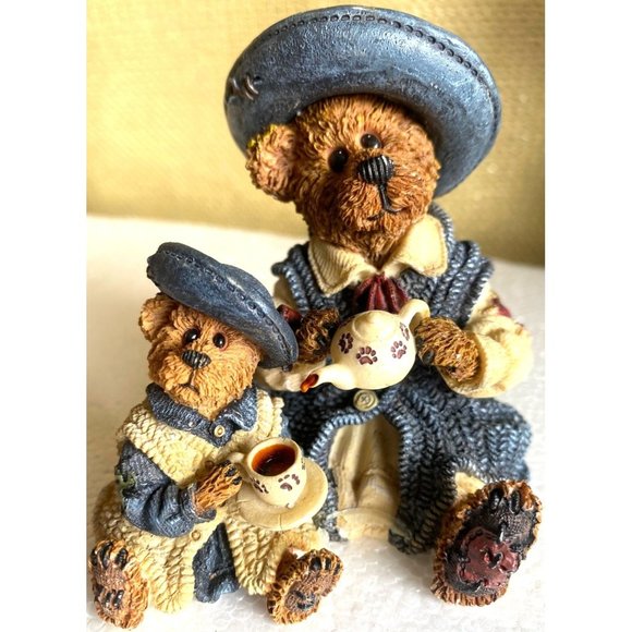 Boyd’s Bears Fine Cup of Tea mother and daughter figurine 2000 - Picture 1 of 7